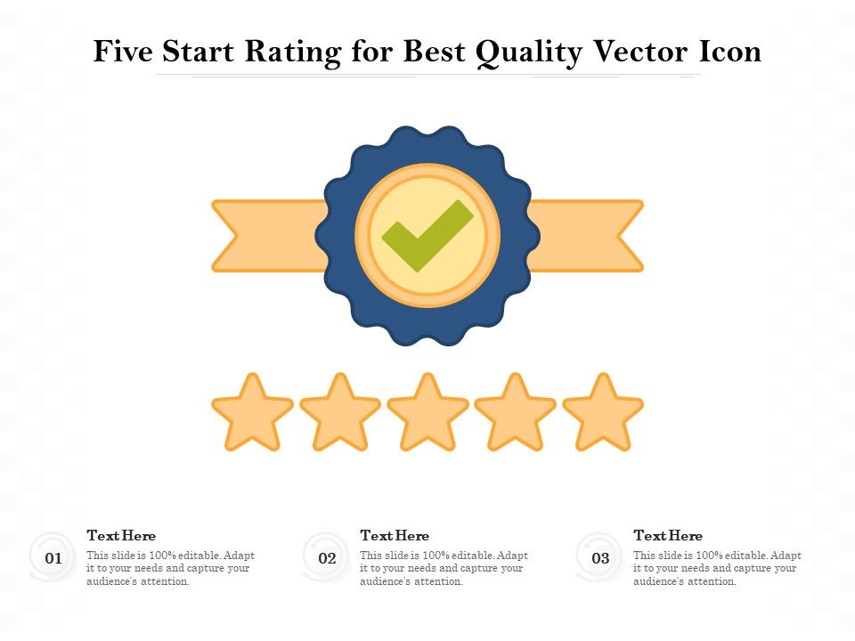 Five_Start_Rating_For_Best_Quality_Vector_Icon_Ppt_PowerPoint_Presentation_Portfolio_Graphic_Tips_PDF_Slide_1.jpg