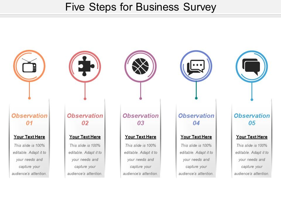 Five_Steps_For_Business_Survey_Ppt_PowerPoint_Presentation_Ideas_Layouts_PDF_Slide_1.jpg