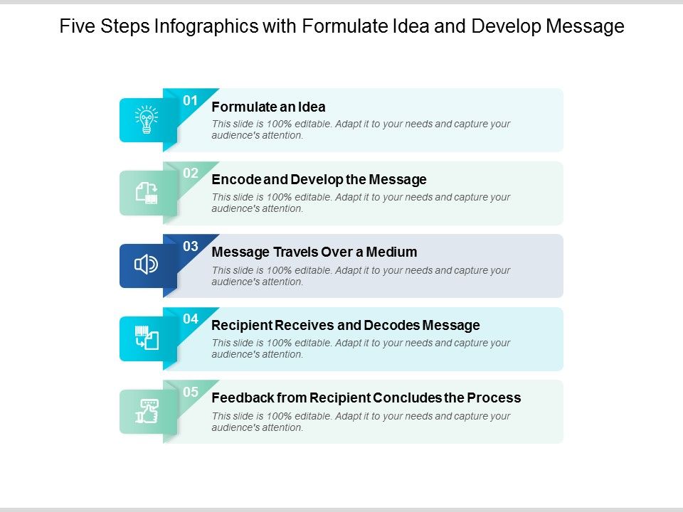 Five_Steps_Infographics_With_Formulate_Idea_And_Develop_Message_Ppt_PowerPoint_Presentation_Show_Master_Slide_Slide_1.jpg