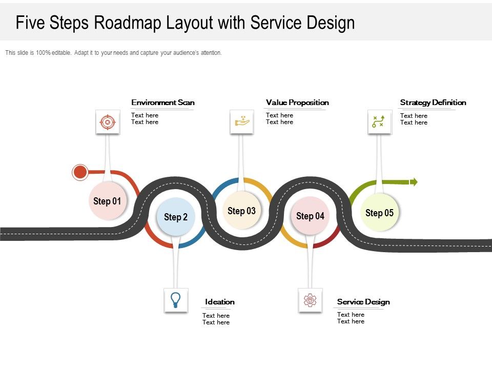 Five_Steps_Roadmap_Layout_With_Service_Design_Ppt_PowerPoint_Presentation_Layouts_Portfolio_PDF_Slide_1.jpg