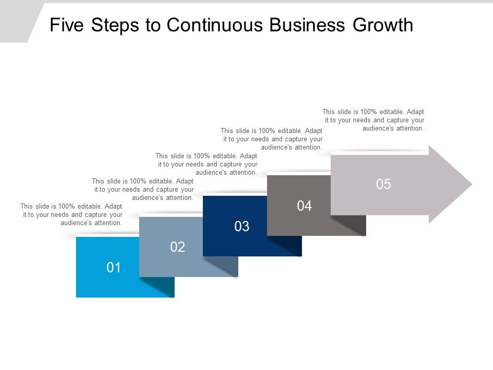 Five_Steps_To_Continuous_Business_Growth_Ppt_PowerPoint_Presentation_Show_Vector_Slide_1.jpg