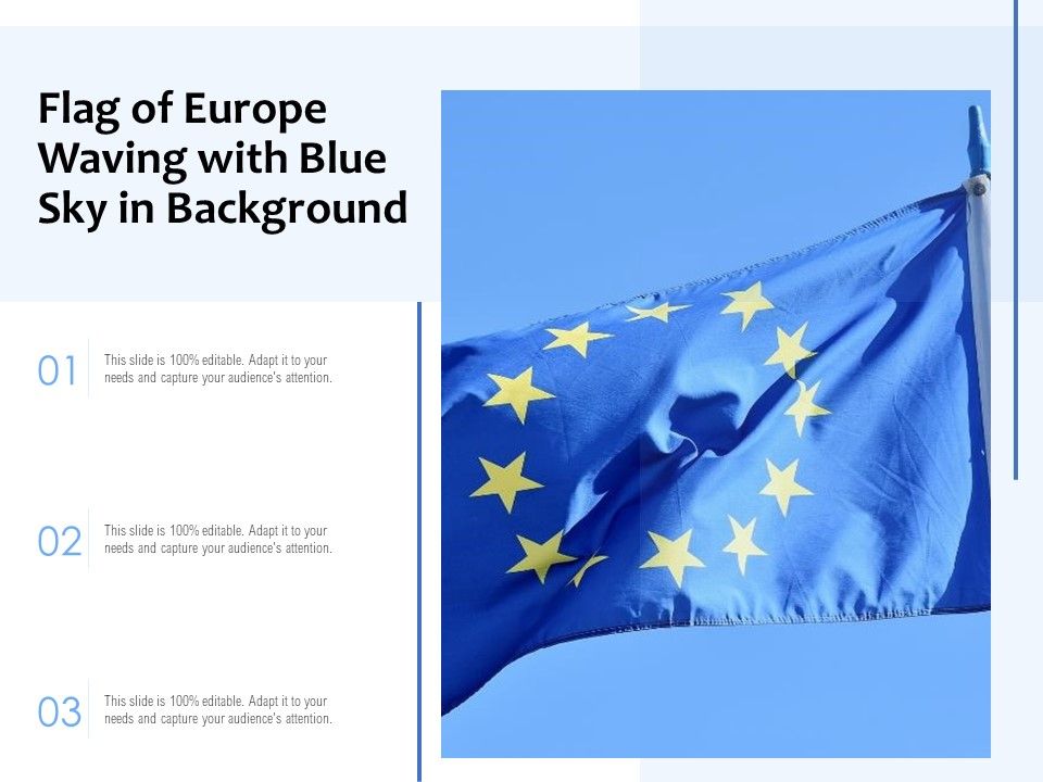 Flag_Of_Europe_Waving_With_Blue_Sky_In_Background_Ppt_PowerPoint_Presentation_File_Demonstration_PDF_Slide_1.jpg