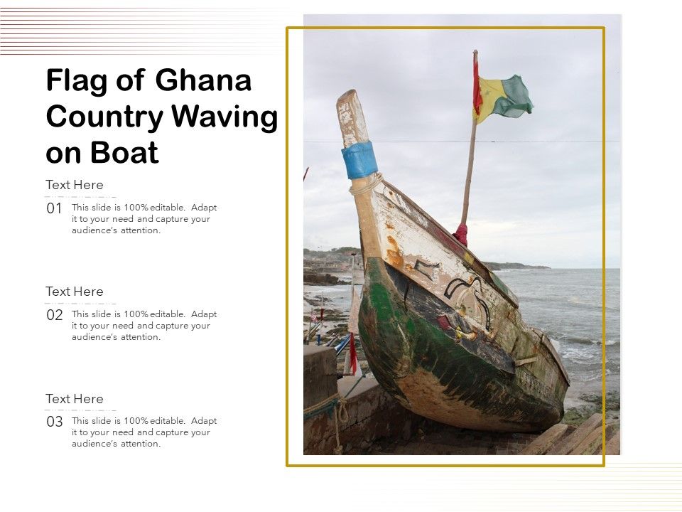 Flag_Of_Ghana_Country_Waving_On_Boat_Ppt_PowerPoint_Presentation_Show_Deck_PDF_Slide_1.jpg