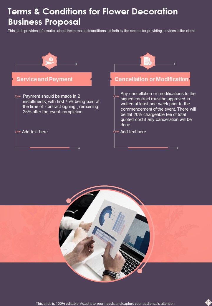 Flower Decoration Business Proposal Example Document Report Doc Pdf Ppt