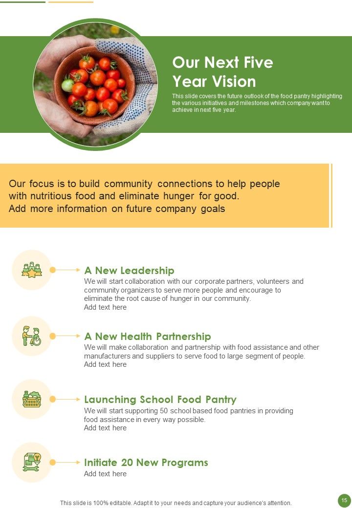 Food Court Annual Statement Template One Pager Documents
