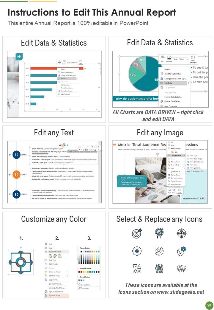 Food Court Annual Statement Template One Pager Documents