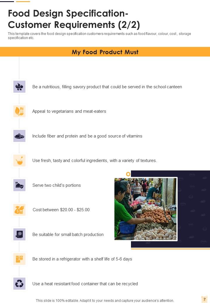 Food Industry Services Development Proposal Example Document Report Doc Pdf Ppt