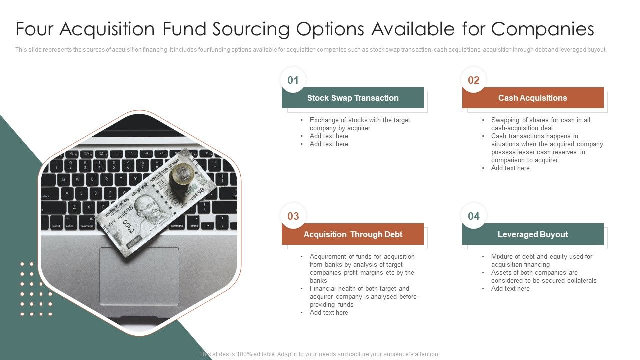 Four_Acquisition_Fund_Sourcing_Options_Available_For_Companies_Ppt_PowerPoint_Presentation_Model_Backgrounds_PDF_Slide_1.jpg