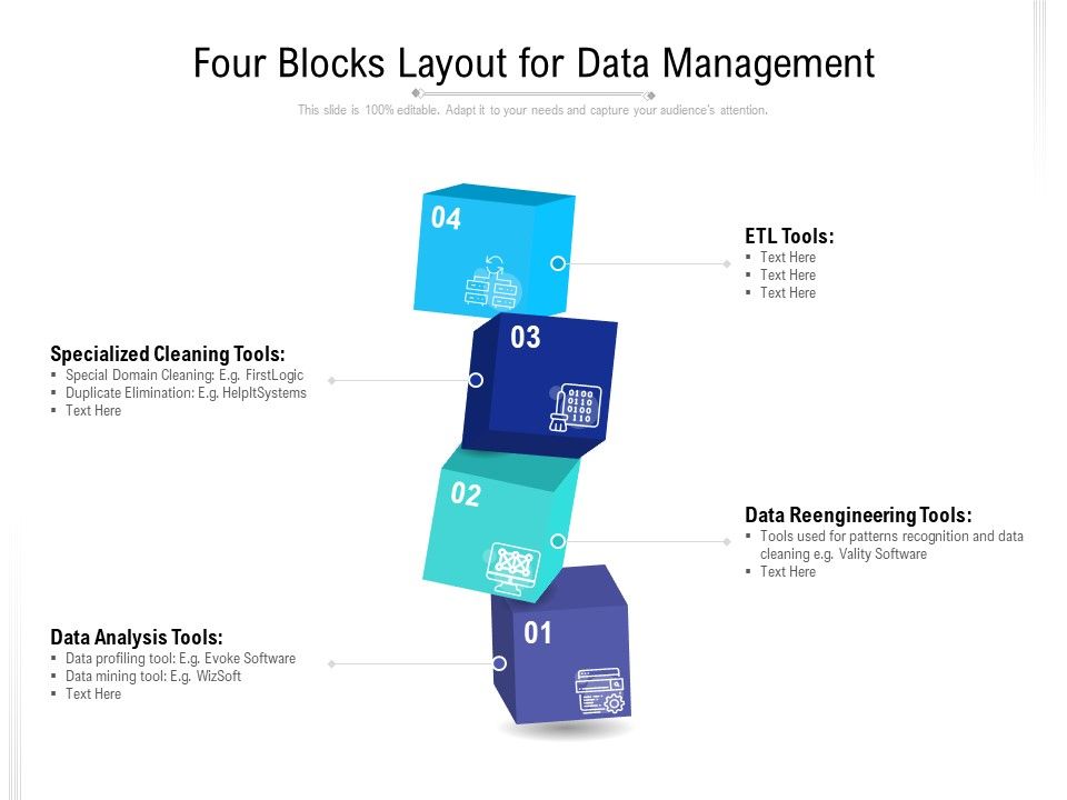 Four_Blocks_Layout_For_Data_Management_Ppt_Gallery_PDF_Slide_1.jpg