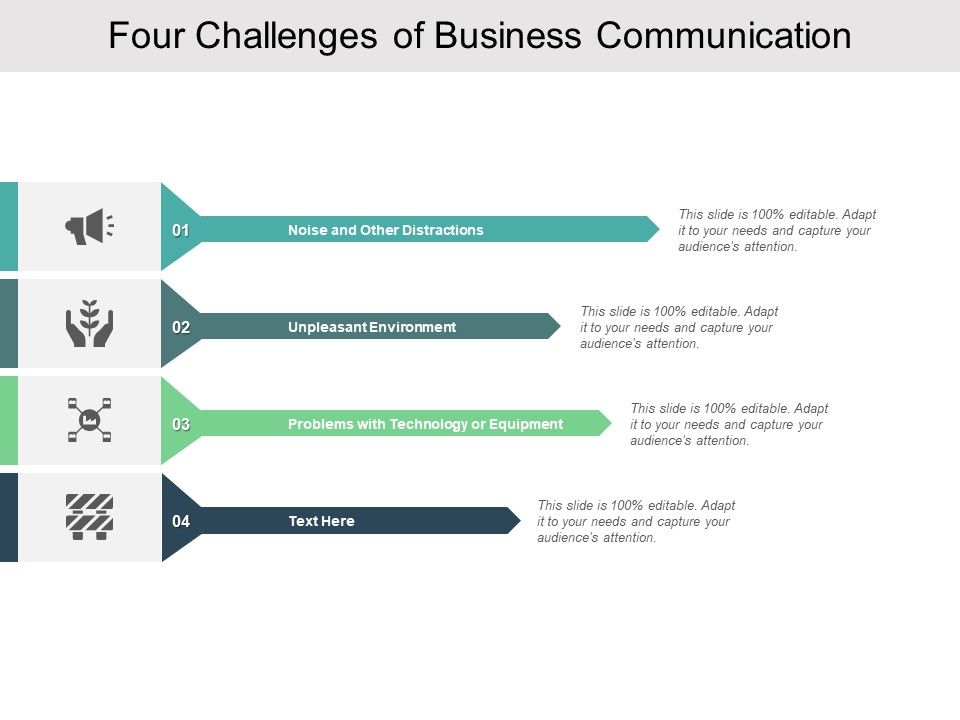 Four_Challenges_Of_Business_Communication_Ppt_PowerPoint_Presentation_Portfolio_Vector_Slide_1.jpg