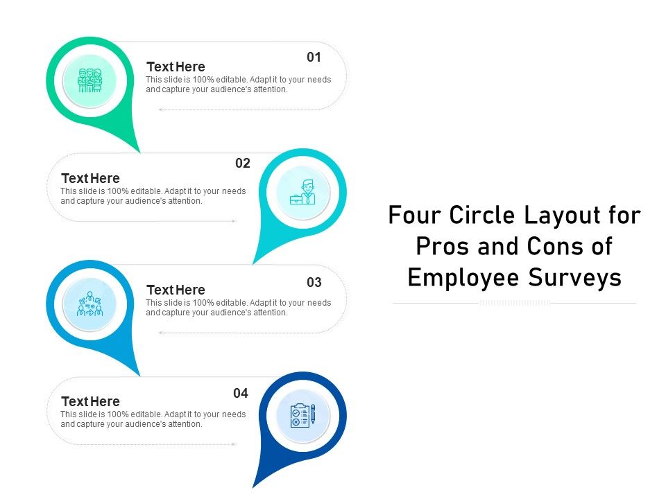 Four_Circle_Layout_For_Pros_And_Cons_Of_Employee_Surveys_Ppt_PowerPoint_Presentation_Gallery_Graphics_Design_PDF_Slide_1.jpg