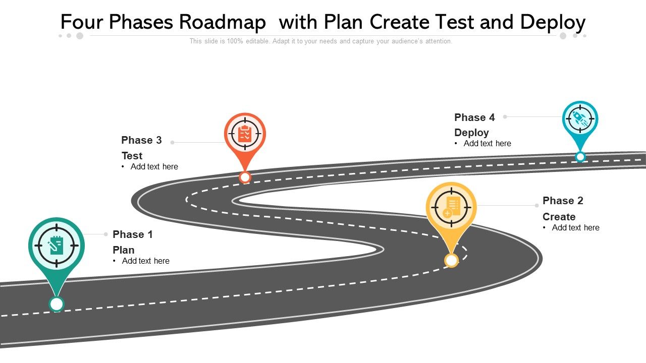 Four_Phases_Roadmap_With_Plan_Create_Test_And_Deploy_Ppt_PowerPoint_Presentation_Gallery_Elements_PDF_Slide_1.jpg