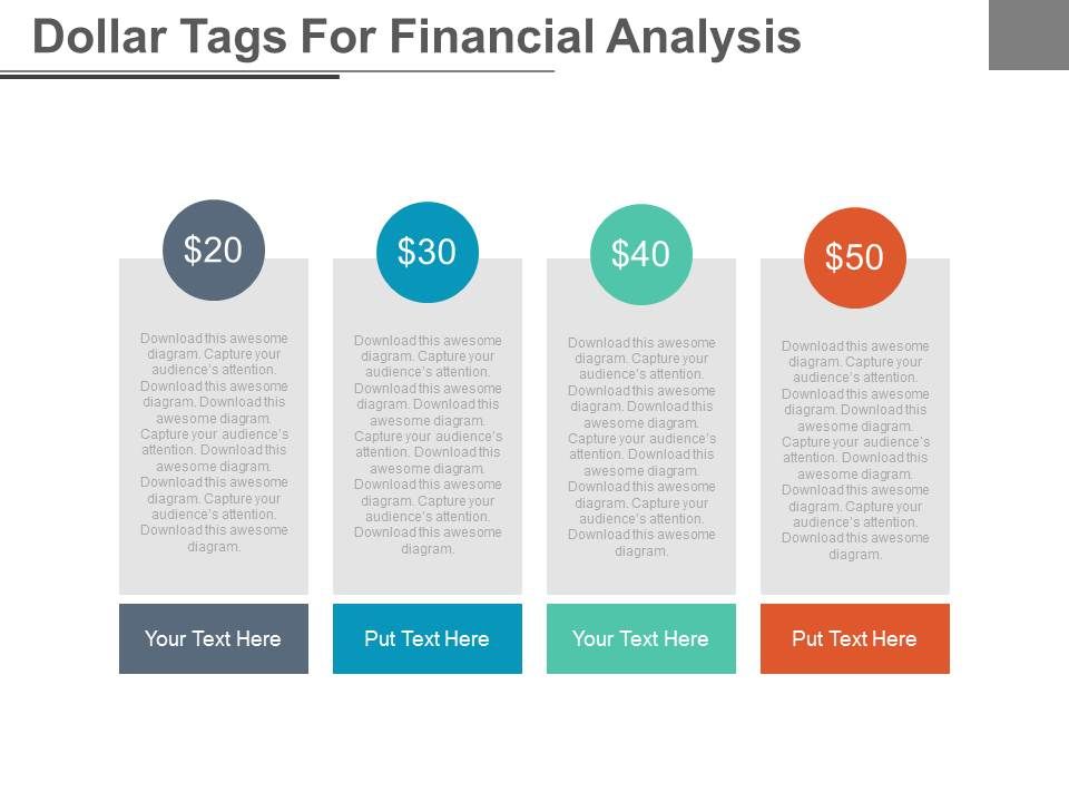 Four_Tags_With_Dollar_Values_For_Financial_Analysis_Powerpoint_Slides_1.jpg