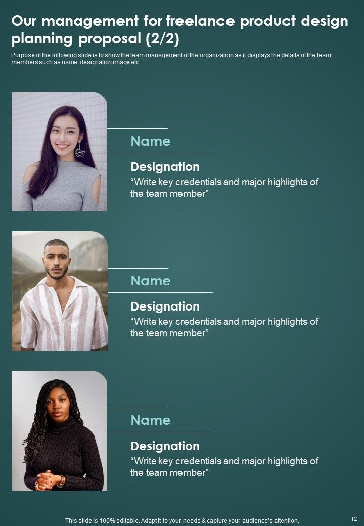 Freelance Product Design Planning Proposal Example Document Report Doc Pdf Ppt