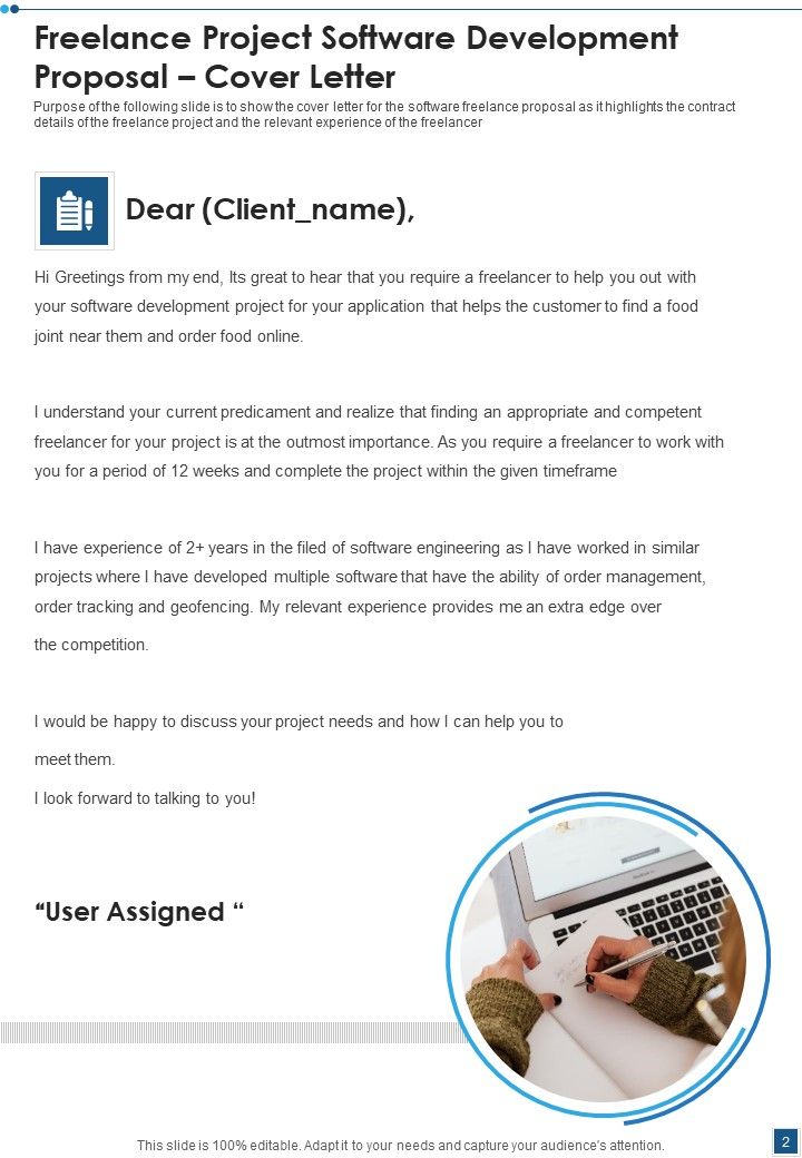 Freelance Project Software Development Proposal Example Document Report Doc Pdf Ppt
