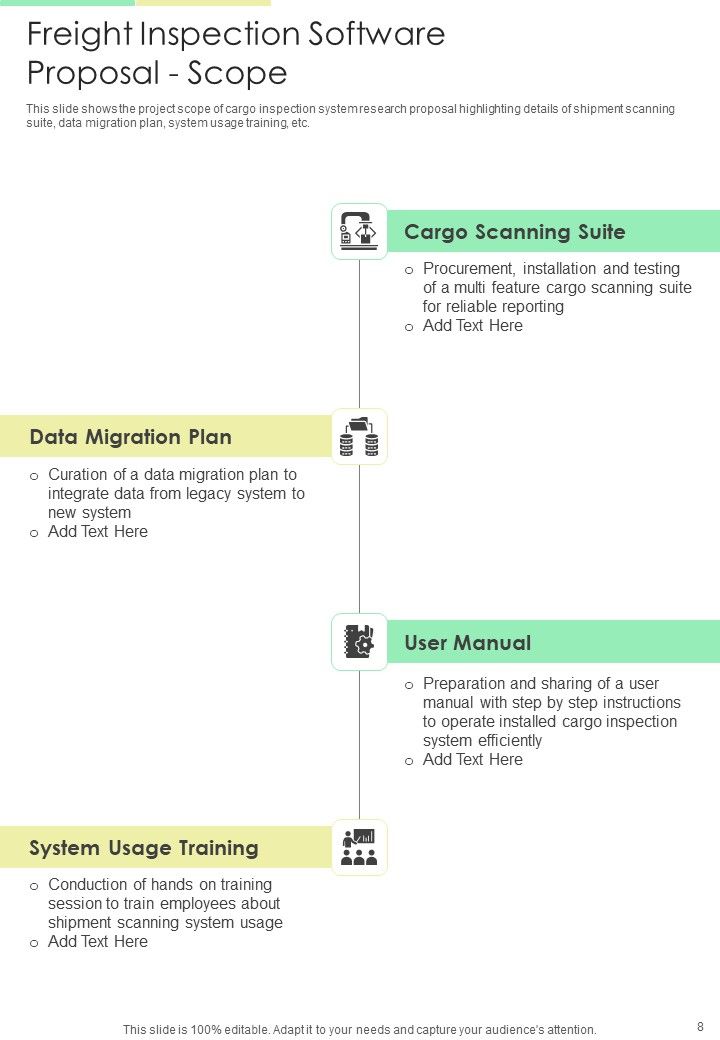 Freight Inspection Software Proposal Example Document Report Doc Pdf Ppt