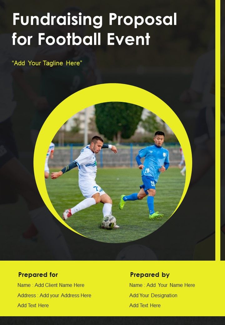 Fundraising Proposal For Football Event Example Document Report Doc Pdf Ppt Slide01