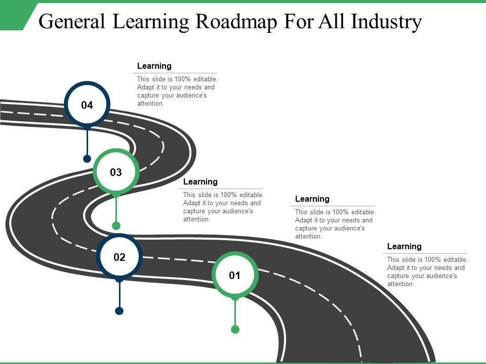 General_Learning_Roadmap_For_All_Industry_Ppt_PowerPoint_Presentation_Professional_Information_Slide_1.jpg