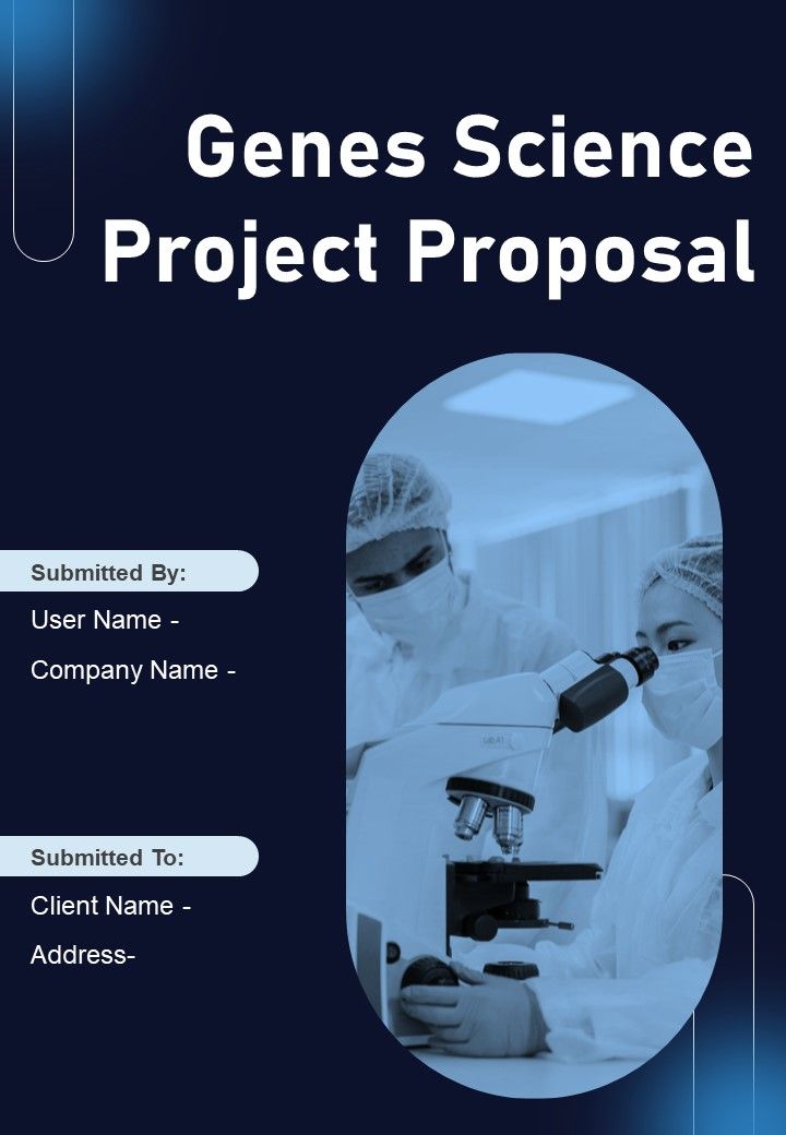 Genes Science Project Proposal Example Document Report Doc Pdf Ppt Slide01