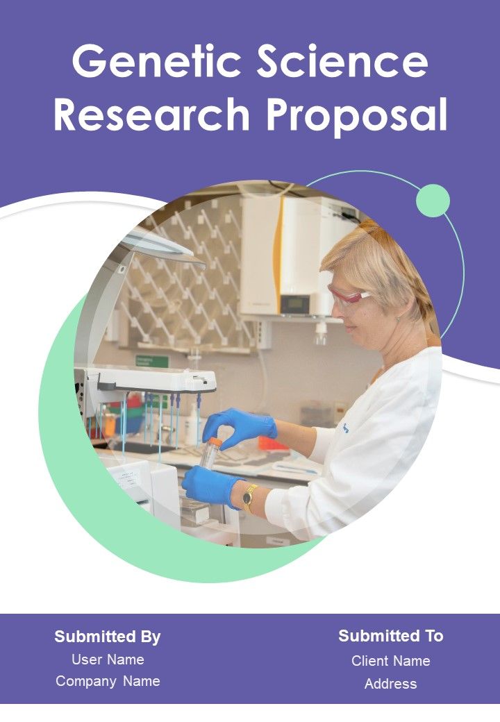 Genetic Science Research Proposal Example Document Report Doc Pdf Ppt Slide01