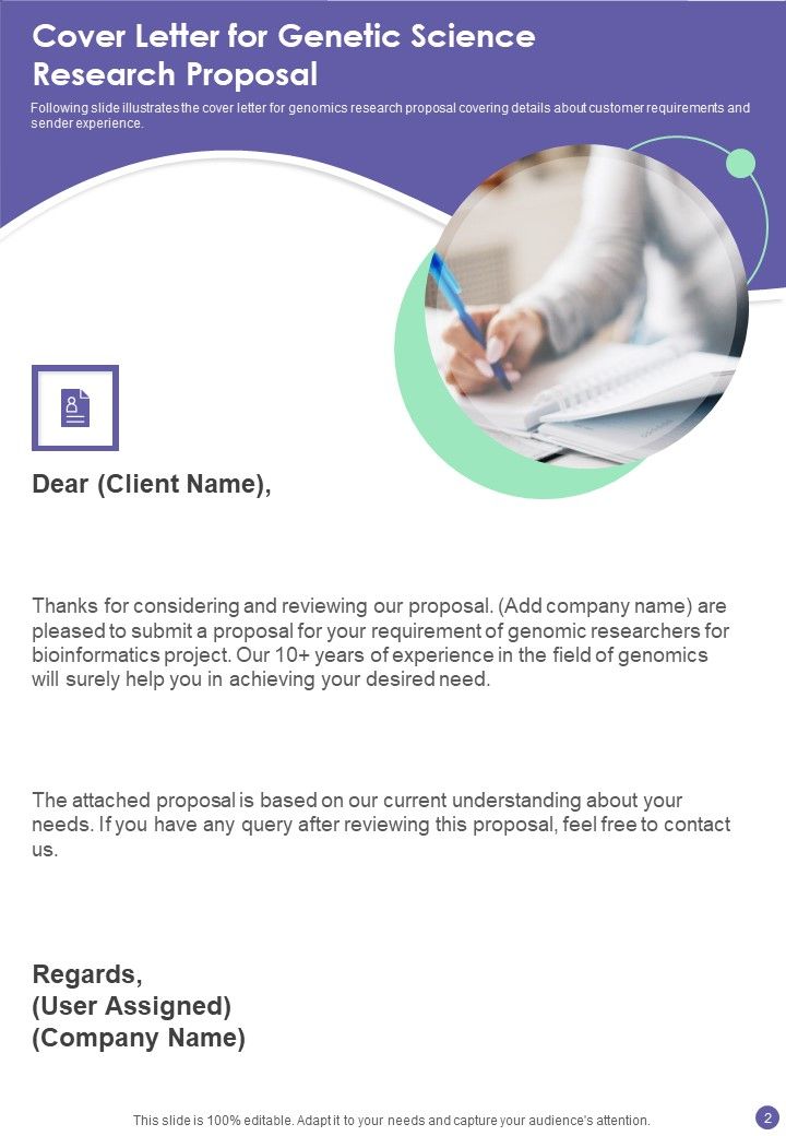 Genetic Science Research Proposal Example Document Report Doc Pdf Ppt