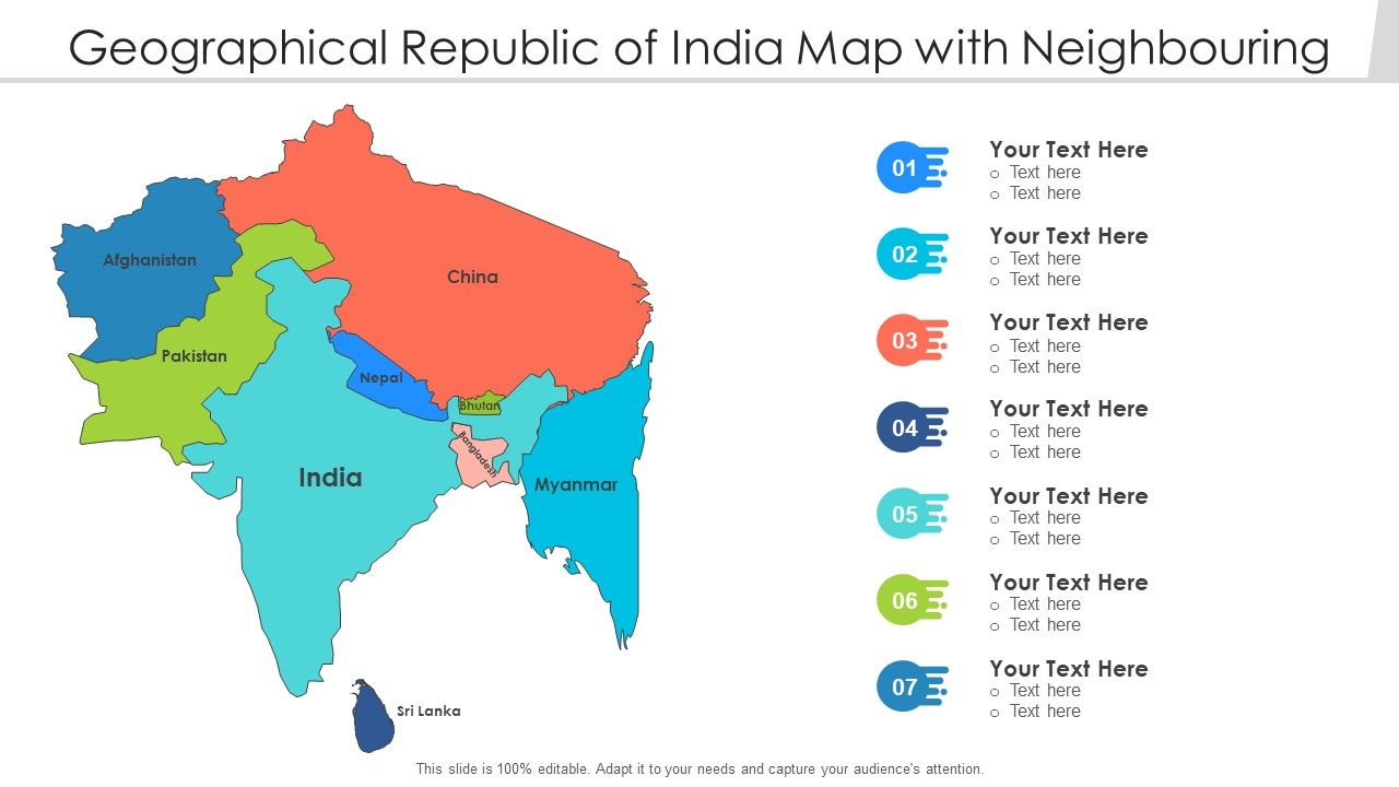 Geographical_Republic_Of_India_Map_With_Neighbouring_Ppt_PowerPoint_Presentation_File_Good_PDF_Slide_1.jpg