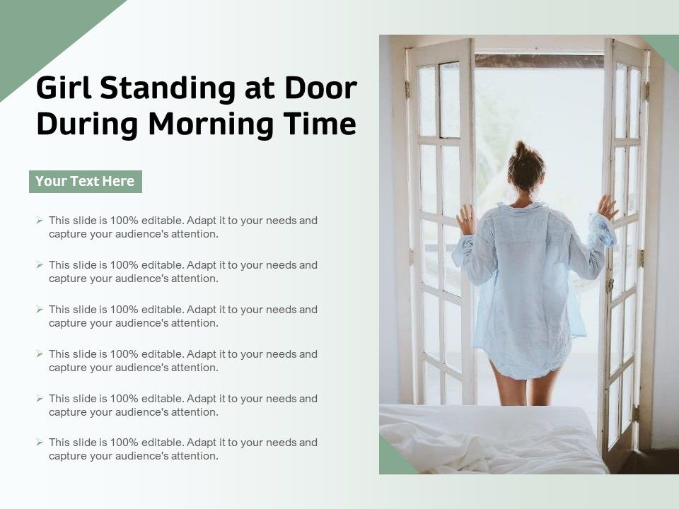 Girl_Standing_At_Door_During_Morning_Time_Ppt_PowerPoint_Presentation_Styles_Guidelines_PDF_Slide_1.jpg