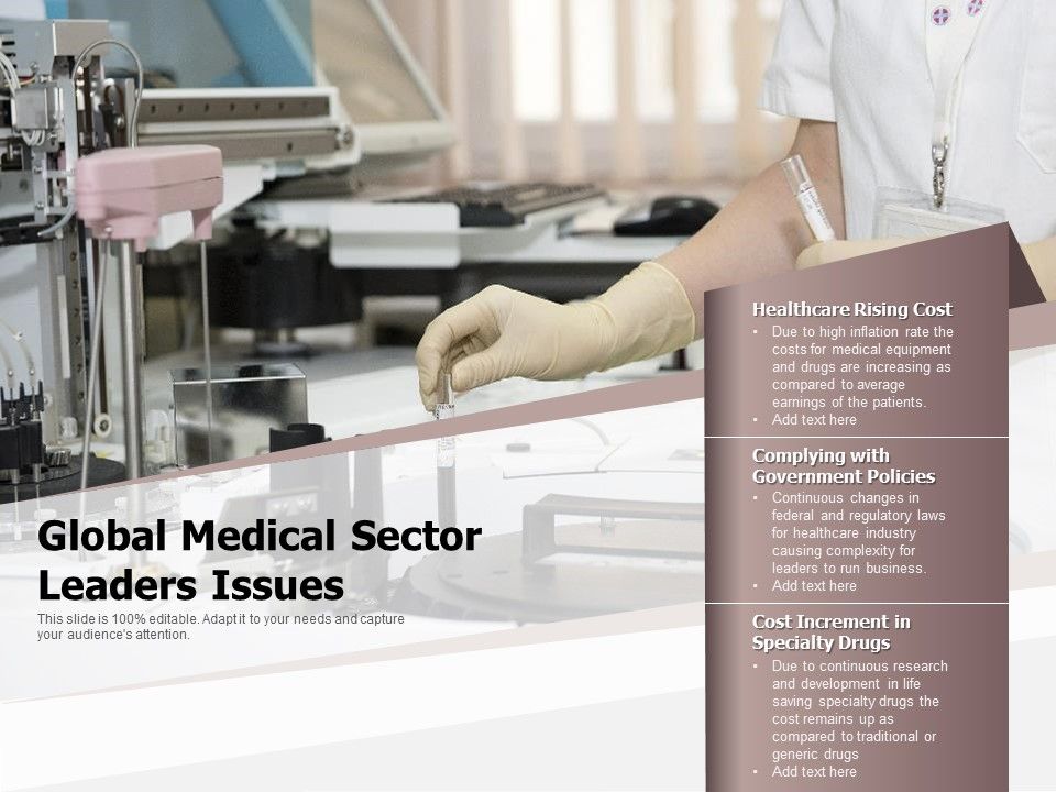 Global_Medical_Sector_Leaders_Issues_Ppt_PowerPoint_Presentation_Gallery_Example_Topics_PDF_Slide_1.jpg
