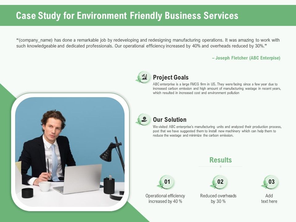 Green_Business_Case_Study_For_Environment_Friendly_Business_Services_Ppt_Outline_Good_PDF_Slide_1.jpg