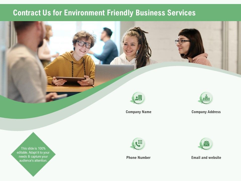 Green_Business_Contract_Us_For_Environment_Friendly_Business_Services_Ppt_Show_Aids_PDF_Slide_1.jpg