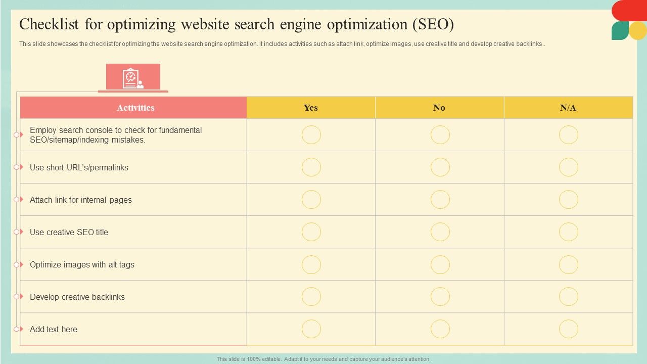 Guide_Developing_Strategies_Improve_Travel_Tourism_Marketing_Checklist_For_Optimizing_Website_Search_Sample_PDF_Slide_1.jpg