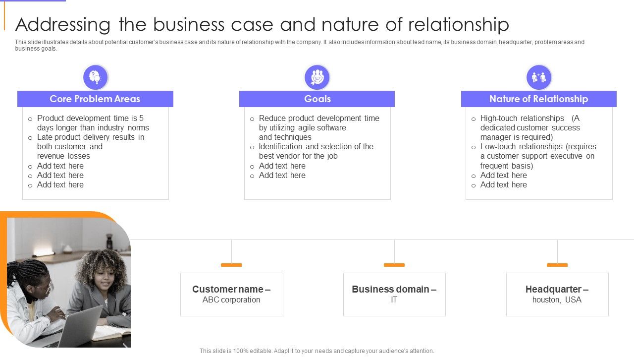 Guide_To_Client_Success_Addressing_The_Business_Case_And_Nature_Of_Relationship_Clipart_PDF_Slide_1.jpg