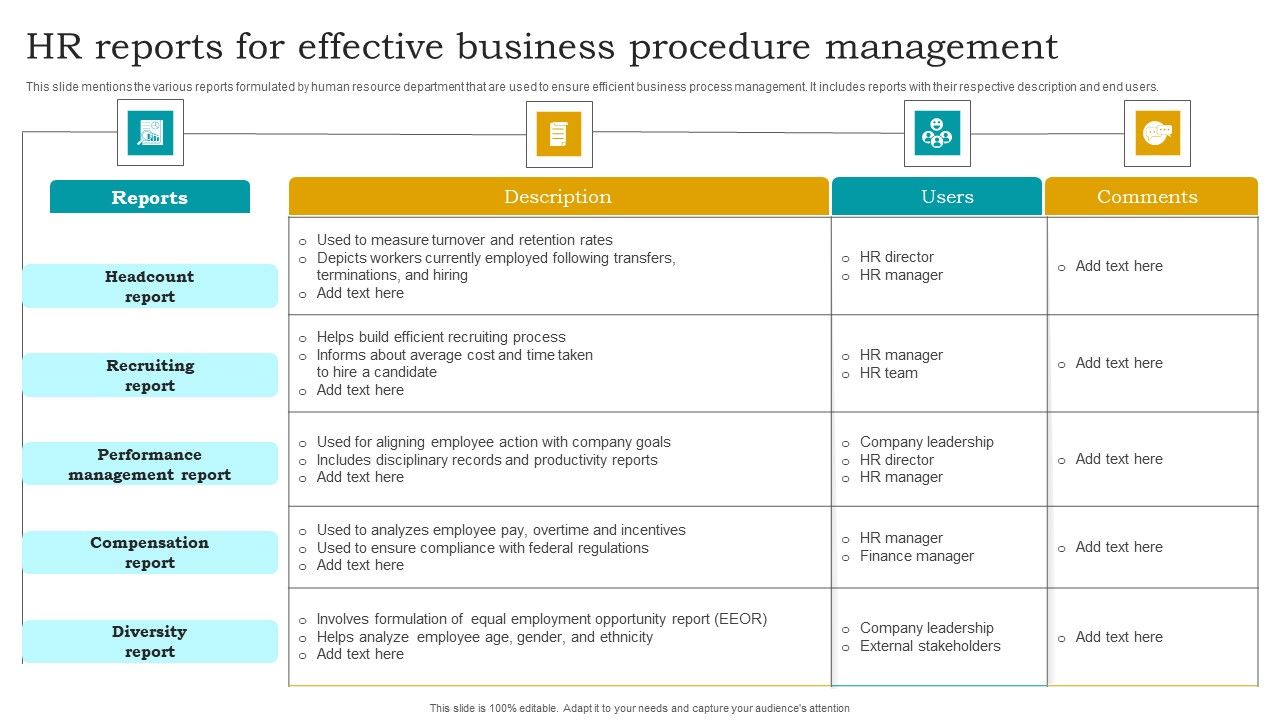 HR_Reports_For_Effective_Business_Procedure_Management_Structure_PDF_Slide_1.jpg