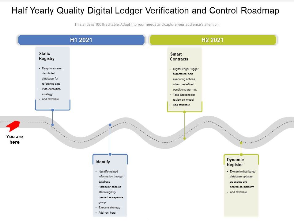 Half_Yearly_Quality_Digital_Ledger_Verification_And_Control_Roadmap_Infographics_Slide_1.jpg