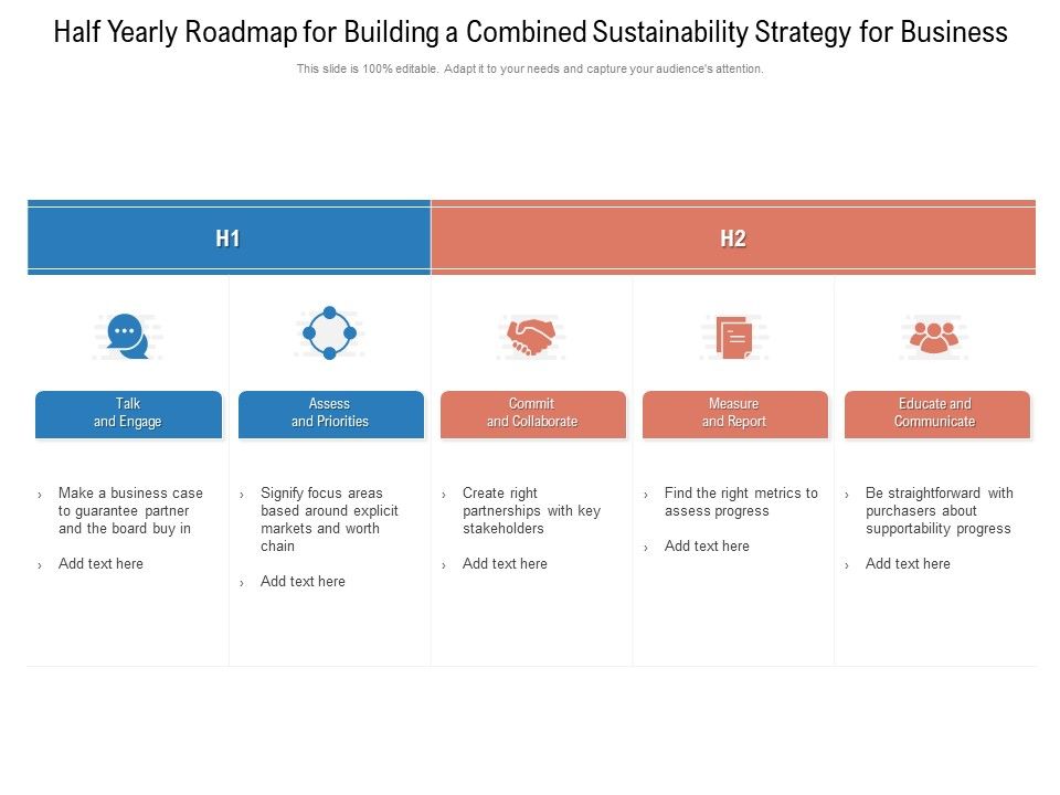 Half_Yearly_Roadmap_For_Building_A_Combined_Sustainability_Strategy_For_Business_Clipart_Slide_1.jpg