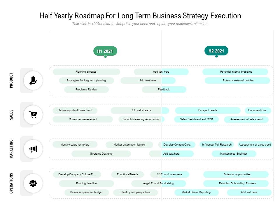 Half_Yearly_Roadmap_For_Long_Term_Business_Strategy_Execution_Infographics_Slide_1.jpg
