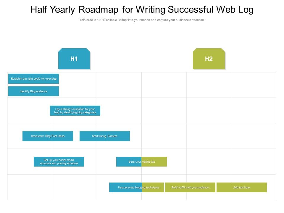 Half_Yearly_Roadmap_For_Writing_Successful_Web_Log_Infographics_Slide_1.jpg