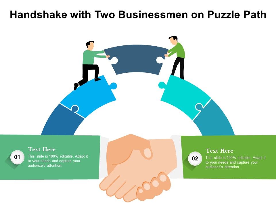Handshake_With_Two_Businessmen_On_Puzzle_Path_Ppt_PowerPoint_Presentation_Gallery_Microsoft_PDF_Slide_1.jpg