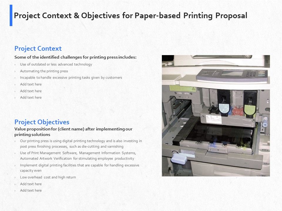 Hardbound_Printing_Project_Context_And_Objectives_For_Paper_Based_Printing_Proposal_Ppt_Slides_Outline_PDF_Slide_1.jpg