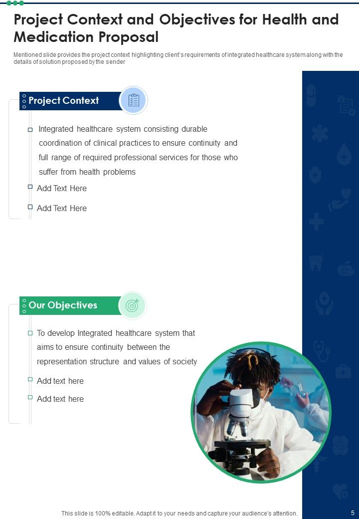 Health And Medication Proposal Example Document Report Doc Pdf Ppt
