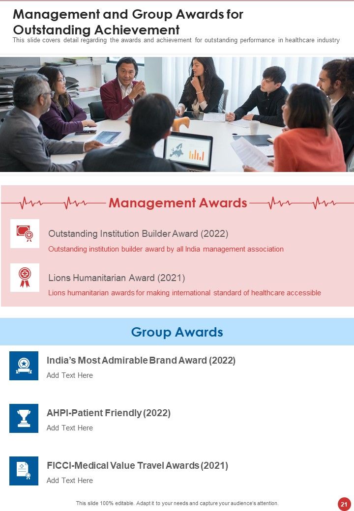 Healthcare Centre Yearly Report Examples One Pager Documents