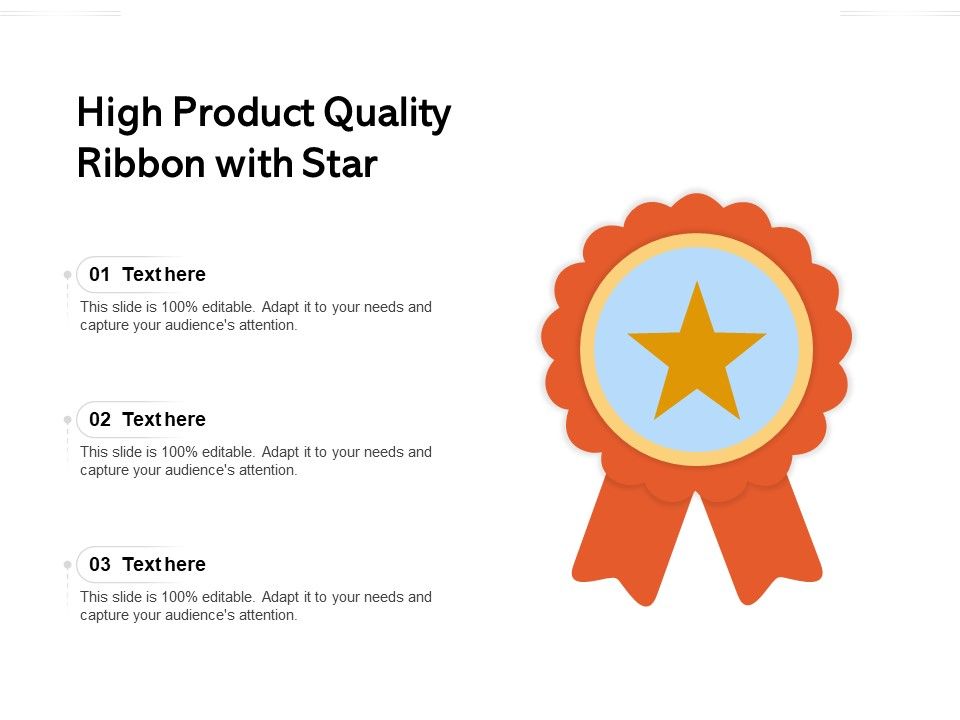 High_Product_Quality_Ribbon_With_Star_Ppt_PowerPoint_Presentation_File_Background_PDF_Slide_1.jpg