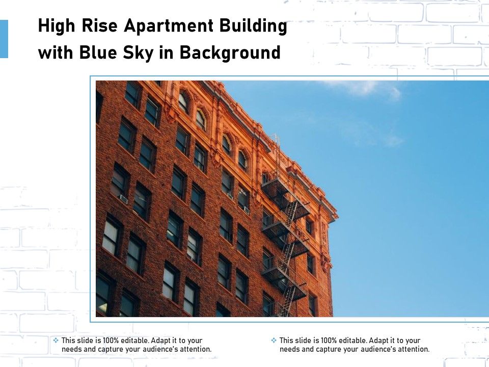 High_Rise_Apartment_Building_With_Blue_Sky_In_Background_Ppt_PowerPoint_Presentation_File_Example_PDF_Slide_1.jpg