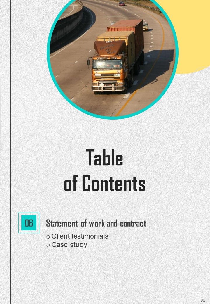 Hiring Proposal For Business Transportation Service Example Document Report Doc Pdf Ppt