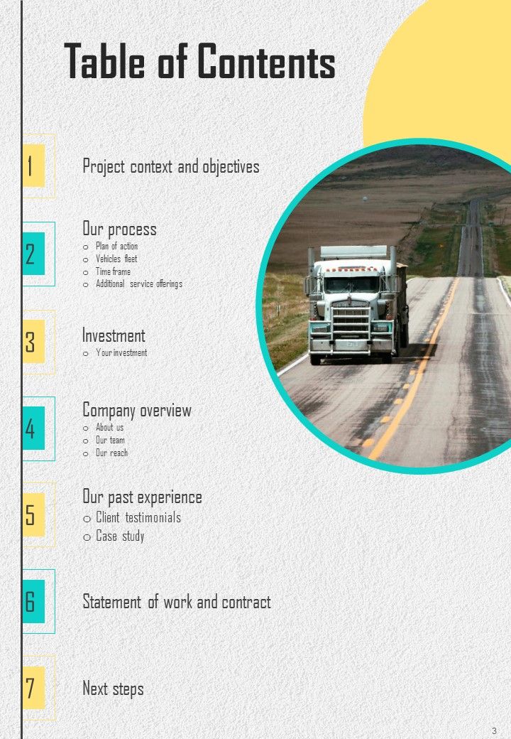 Hiring Proposal For Business Transportation Service Example Document Report Doc Pdf Ppt