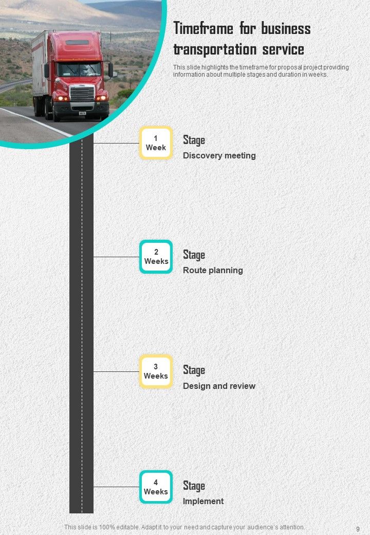 Hiring Proposal For Business Transportation Service Example Document Report Doc Pdf Ppt