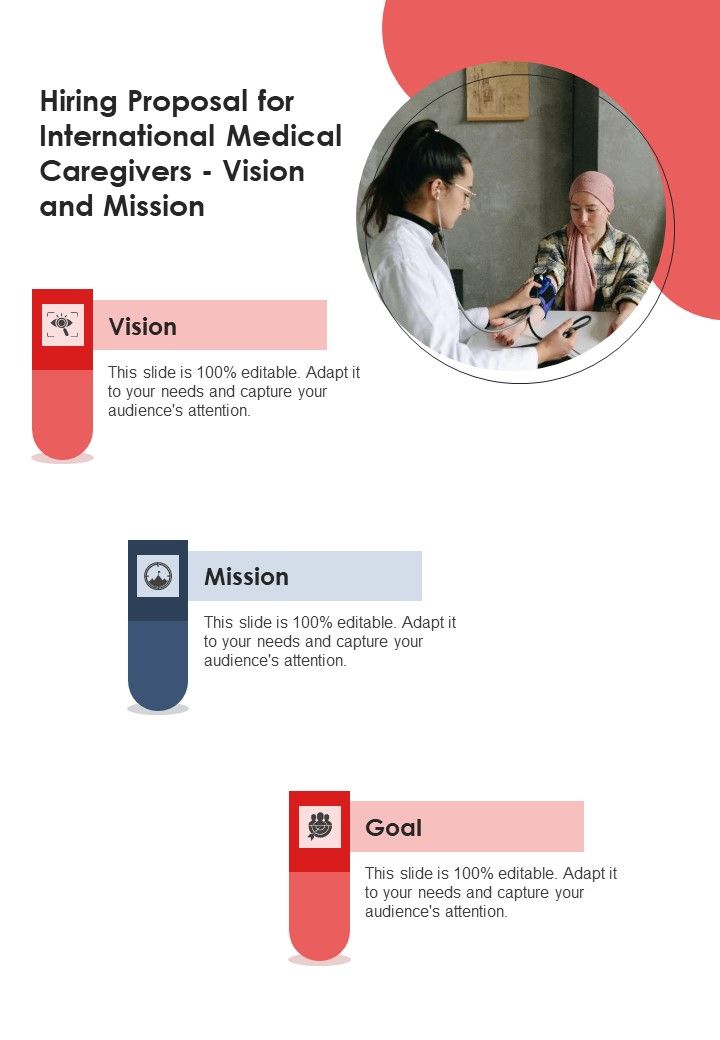 Hiring_Proposal_For_International_Medical_Caregivers_Vision_And_Mission_One_Pager_Sample_Example_Document_Slide_1.jpg