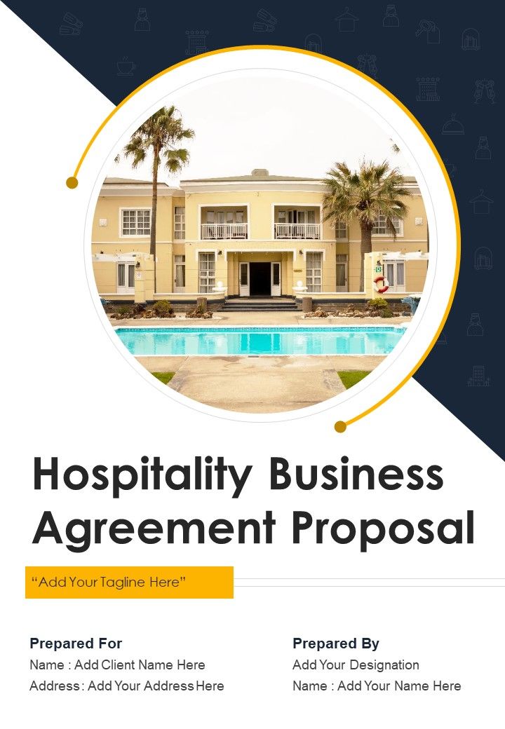 Hospitality Business Agreement Proposal Example Document Report Doc Pdf Ppt Slide01