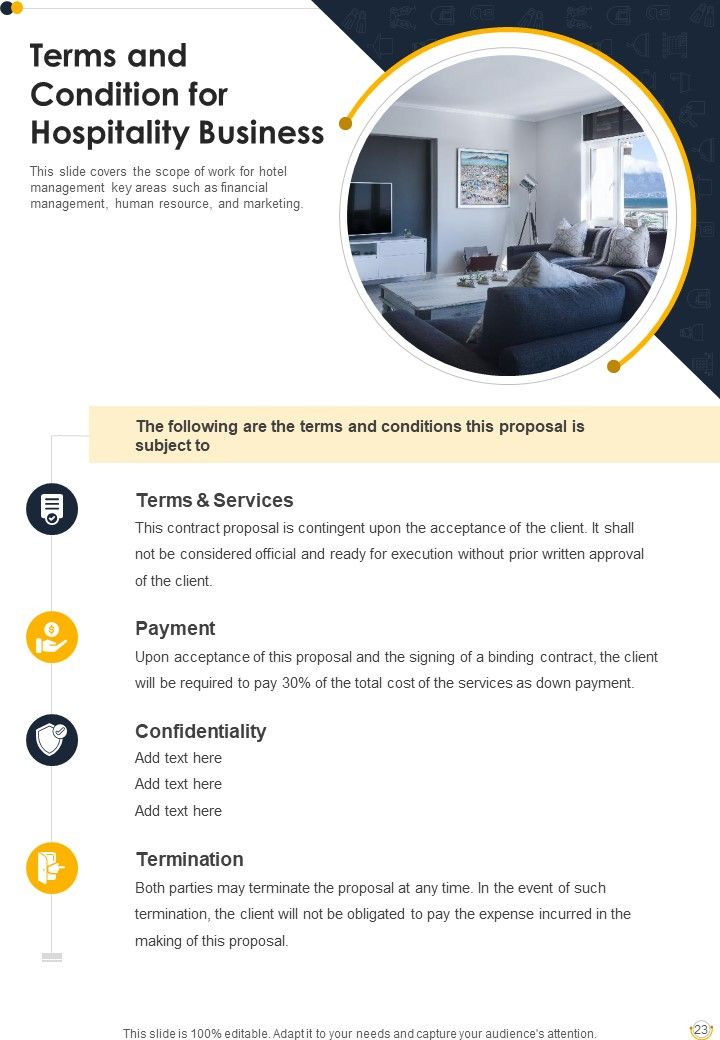 Hospitality Business Agreement Proposal Example Document Report Doc Pdf Ppt