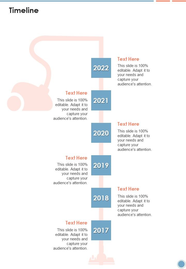 Household Cleaning Proposal Timeline One Pager Sample Example Document Slide01